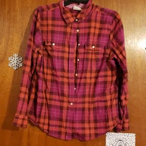 Red and Pruple Flannel